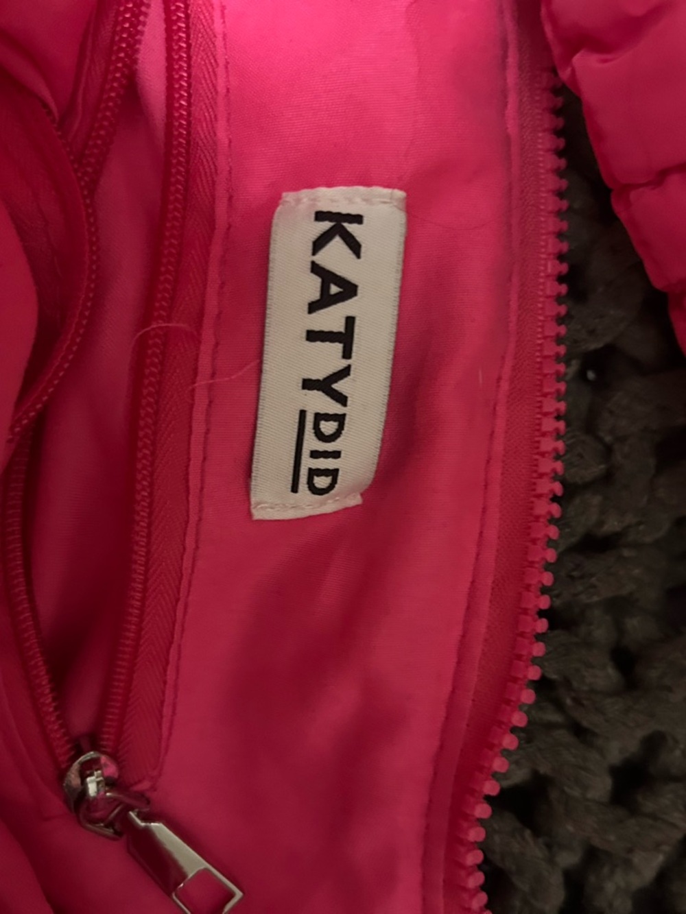 Katy Did Hot Pink Quilted bag